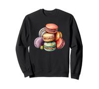 French Macaron Design Womens Baking Graphic For Mom Sudadera