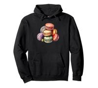 French Macaron Design Womens Baking Graphic For Mom Sudadera con Capucha