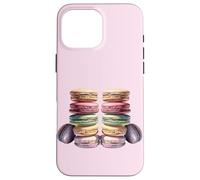 French Macaron Graphic Art For Women Girl and Baking Teacher Carcasa para iPhone 16 Pro MAX