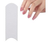 French Nail Art Nail Sticker Autoadhesivo Nail Art Sticker Decoración de Uñas Consejos para Herramientas DIY (Diseño de Forma de Luna, 480 Piezas)