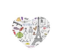 French Paris Tour - Ambientador de coche con diseño de la Torre Eiffel, 10 unidades, con cuerda, para coche y hogar