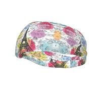 French Paris Tour Eiffel Tower - Cinturones a prueba de sudor para hombres y mujeres, diademas, deportes, fitness, correr y ciclismo.