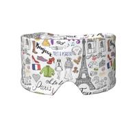French Paris Tour - Orejeras opacas para dormir con diseño de la Torre Eiffel, para viajes, siesta, cómoda, para oficina en casa