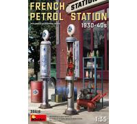French Petrol Station 1930-40s Diorama 1 :3 5 Plástico Modelo Kit Miniart