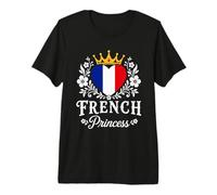 French Princess France Flag Proud French Girl Camiseta Premium
