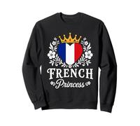 French Princess France Flag Proud French Girl Sudadera