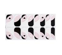 French Tip Nails Sticker Glittering Polish Stickers Flowers Gels Strips Art Decortions Supplies French Tip Nail Glittering Flowers Strips