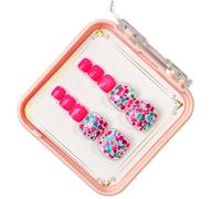 French Tips - Uñas postizas a presión de moda para mujeres y niñas