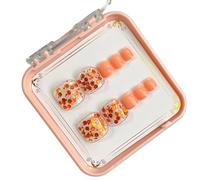 French Tips - Uñas postizas a presión de moda para mujeres y niñas