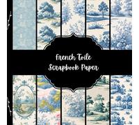 French Toile Scrapbook Paper, Nature Junk Journal Paper, Ornate Decorative Paper, DIY Projects, Origami, Collage Sheets, Decoupage Paper, 10 Designs, Double Sided
