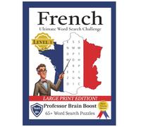 French: Ultimate Word Search Challenge - Level I (Large Print)