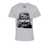French Unicorn Camiseta infantil mixta Dr. Slump Manga Arale 2002 Tii Dibujo Coche, gris, 12 años