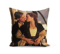 French Unicorn - Funda de cojín para póster de fotos (40 x 40 cm), diseño de película Titanic Leonardo Di Caprio Kate Winslet