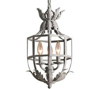 French V-intage Pendant Light Classic Wrought Iron E14 Chandelier Old LED Ceiling Light Fixture Gold Hanging Light,Pendant Ceiling Light