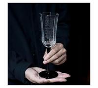 French Vintage Black Swan Champagne Glasses Octagonal Stemware For Home Bar Wedding Party Romantic Valentine(1pc-cup)