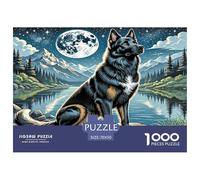 French Wolf Dog Puzzle Imposible,desafío for Adults Juego Educativo 1000 Piezas Obra De Arte De Juego De para Adultos Y Niños A Partir De 12 Años 70x50cm/1000pcs