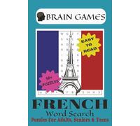 FRENCH Word Search Puzzles: Word Searches With Easy to Read Print About French, French Culture, French word Puzzle And More I 6x9 Inches, 110 Pages I 50+ Puzzel...Perfect Gift for Vacations, Holidays.