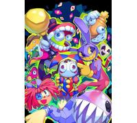 Frenchiart Póster metálico The Amazing Digital Circus - Serie de anime viral - 30 x 42 cm - con imán de pared