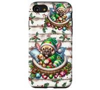 Frenchie Christmas Mistletoe Decor French Bulldog For Xmas Carcasa para iPhone SE (2020) / 7/8