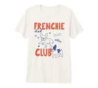 Frenchie Dad Club French Bulldog Dog Owner Fathers Day Camiseta Premium