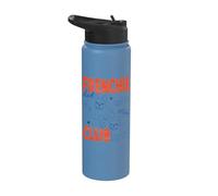 Frenchie Dog Dad Club Día del Padre Hombres Stainless Steel Insulated Water Bottle