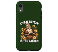 Frenchie Grandpa Gnome For Mom Life Is Better In The Garden Carcasa para iPhone XR
