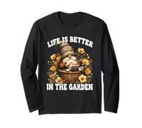 Frenchie Grandpa Gnome For Mom Life Is Better In The Garden Manga Larga