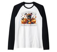 Frenchie Halloween Is My Favorite Holiday French Bulldog Camiseta Manga Raglan