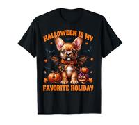 Frenchie Halloween Is My Favorite Holiday Graphic For Mom Camiseta