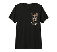 Frenchie in Pocket Frenchie Dog Lover Bulldog francés Camiseta Premium