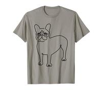 Frenchie Line Minimal Camiseta