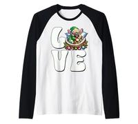 Frenchie Love Christmas Vibes For Dog Mom French Bulldog Camiseta Manga Raglan