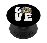 Frenchie Love Christmas Vibes For Dog Mom French Bulldog PopSockets PopGrip Adhesivo