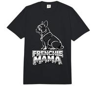 Frenchie Mama Bulldog francés Mamá Regalo para Amantes de Comfort Colors Adult Heavyweight T-Shirt