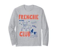 Frenchie Mom Club French Bulldog Owner Dog Mom Mothers Day Manga Larga