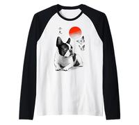 Frenchie Under The Sun Camiseta Manga Raglan