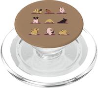 Frenchie Yoga Minimal PopSockets PopGrip para MagSafe