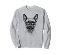 Frenchies Lover Abstracto Garabato Scribble Art French Bulldog Sudadera