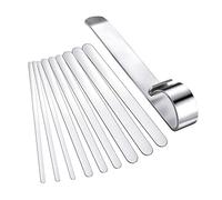 Freneci 10 Piezas Pulsera En Blanco DIY Brazalete Con Dobladora Barra De Metal Estampado Para Hacer Joyas Herramienta Para Moldear
