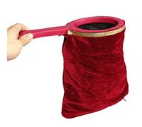 freneci Accesorios mágicos Bolsa de Cambio Accesorios Bolsa de Cambio mágico Mango de torsión para niños actuación de Escenario de Mago - Rojo