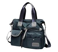 freneci Bolso de Mano de Nailon con Múltiples Bolsillos para Mujer Bolso Grande de Viaje Bolso de Viaje - Azul, tal como se describe