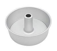 freneci Juego de 3 Piezas para Hornear Pasteles de Gasa Redonda Antiadherente de Aluminio - Plata, 8 pulgadas