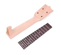 freneci Ukelele cuello y diapasón 21 23 26 pulgadas ukelele partes-Okoume cuello y palisandro, 3 tamaños - 21 pulgadas