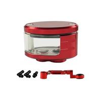 Freno Cubierta para GSXR 600 750 1000 K2 K3 K4 K5 K6 K7 K8 K9 Depósito De Aceite Y Líquido del Cilindro Tanque Embrague Freno La Motocicleta(Red)