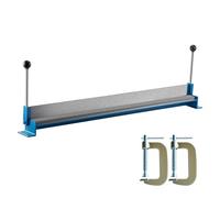 Freno de chapa de metal, dobladora de metal portátil de 36 pulgadas y 915 mm de longitud, máquina plegadora de freno con 2 abrazaderas en forma de C