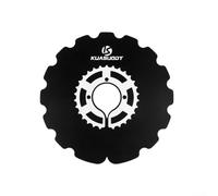 Freno de disco de bicicleta anti-suciedad, cubierta protectora de PVC para mantenimiento de ciclismo, protector ligero de reducción de ruido, hoja a prueba de suciedad para frenos de bicicleta, negro