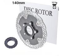 Freno de disco de fibra de carbono de freno ultraligero con diseño de disco flotante, soporte de disco de seis pernos y disco de freno de bloqueo central, disipación de calor para carretera para