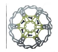 Freno de disco flotante para bicicleta de montaña 203 de 180 mm, disco de seis clavos compatible con ROTOR, con diseño hueco de disipación de calor para un frenado consistente (rojo 180 mm)