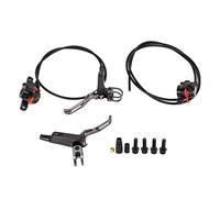 Freno de disco hidráulico de bicicleta Aleación de aluminio Bicicleta de montaña Freno de disco hidráulico Delantero izquierdo Trasero derecho para bicicleta de montaña Bicicleta (Negro)