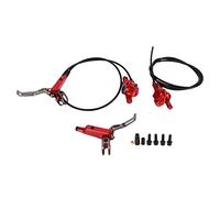 Freno de disco hidráulico de bicicleta Aleación de aluminio Bicicleta de montaña Freno de disco hidráulico Delantero izquierdo Trasero derecho para bicicleta de montaña Bicicleta (Rojo)